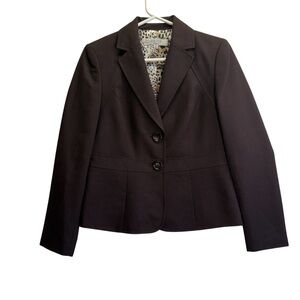 Women’s Kasper Notch Lapel Brown Blazer. 
Size 2P